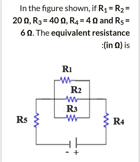 SOLVED In The Figure Shown If R1 Rz 20 0 R3 40 0 R4 4 Q And