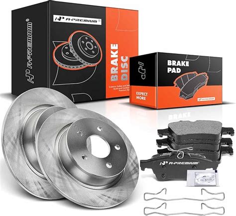 Amazon A Premium 11 02 Inch 280mm Rear Solid Disc Brake Rotors