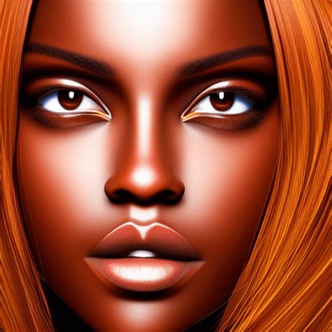 Stunning Beautiful Brown Skin 3d Digital Queen 8k · Creative Fabrica