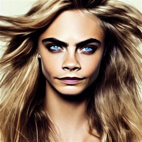 Portrait Of Beautiful Cara Delevingne By Mario Stable Diffusion Openart