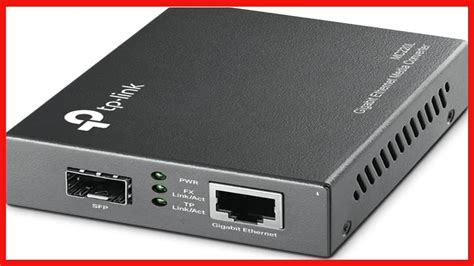 Tp Link Mc L Gigabit Sfp To Rj Fiber Media Converter Fiber To