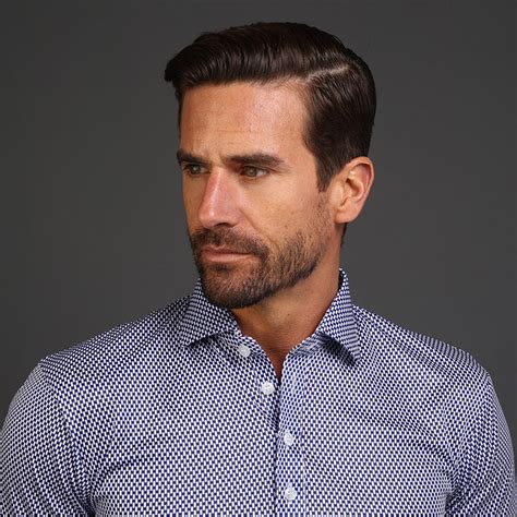 Semi Spread Collar Polo Vantage Blue Collars And Co