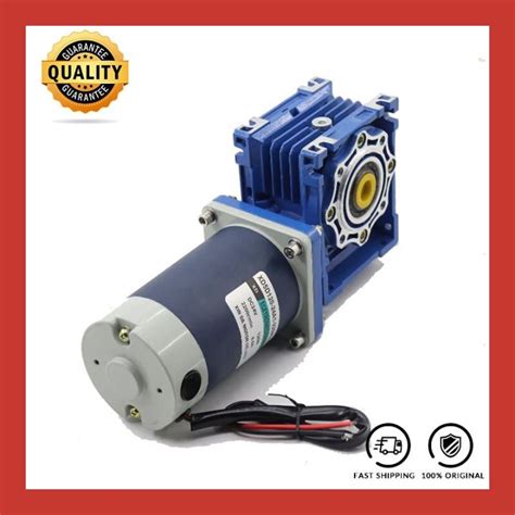 120W 12V 24V DC NMRV40 Worm Gear Motor RV40 With Self Locking Speed