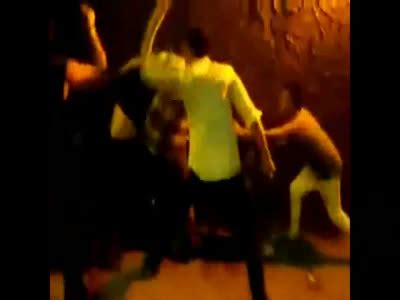 Gay Fight In The Front Of A Club