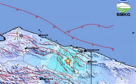 Gempa M5 2 Guncang Jayapura Rabu Malam Bmkg Sebut Aktivitas Sesar Aktif