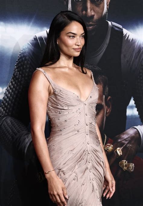Shanina Shaik Commands Premiere Ruched Nude Goddess Gown CelebMafia