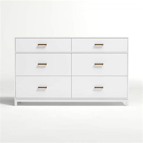 Hilde White Wood Dresser Reviews Crate And Barrel