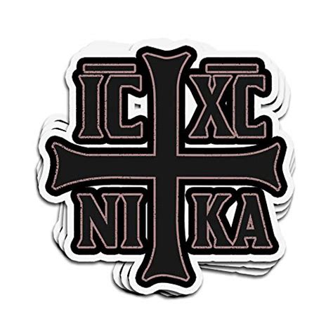 Hanabi Pcs Stickers Orthodox Christogram Ic Xc Nika Christogram Ic Xc