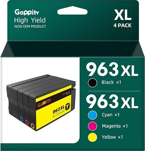 963XL Multipack 963 XL Ink Cartridges Replacement For HP 963 XL 963XL