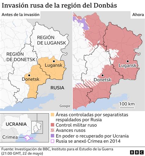 Rusia y Ucrania 5 mapas y gráficos que muestran cómo ha evolucionado