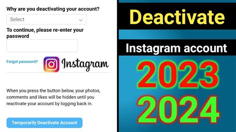 How Do I Temporarily Deactivate My Instagram Account 2024 How To