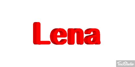 Lena Name Animated  Logo Designs