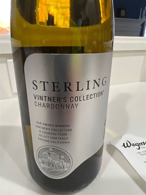 2019 Sterling Vineyards Chardonnay Vintners Collection Usa