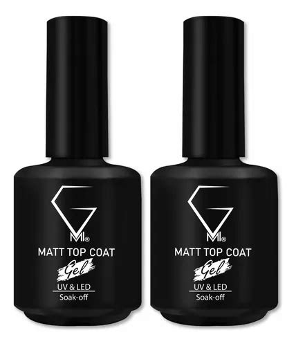 Matt Top Coat Gel 2 Pzas 15ml Mercadolibre