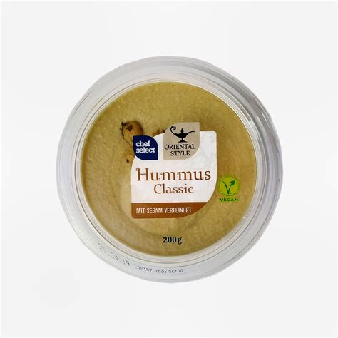 Chef Select Hummus Vegane S Igkeiten Und Snacks Snacks Vegan