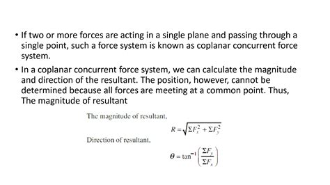 Solution Coplanar Concurrent Force System Studypool