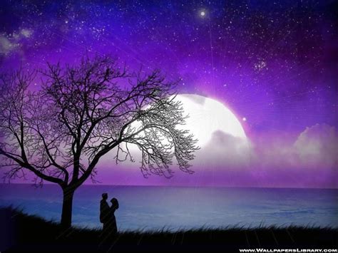 Purple Moonlight Wallpapers - Top Free Purple Moonlight Backgrounds ...