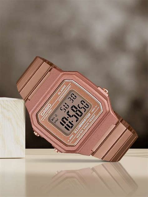 Casio Vintage Series Digital Rose Gold Dial Unisex Adult Watch D200