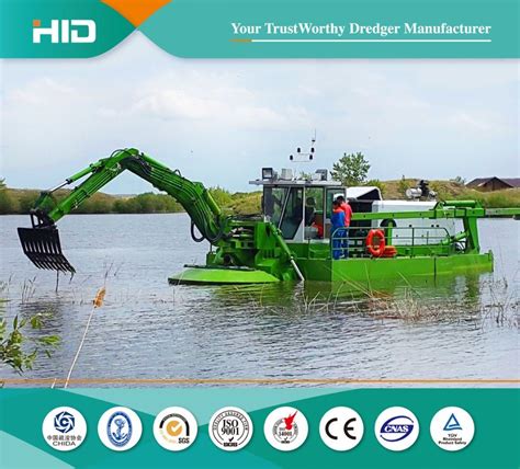 M H Amphibious Dredger Shallow Water Master Russia River Lake