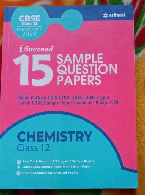 Textbooks Sample Question Papers Chemistry Cbse Class Freeup