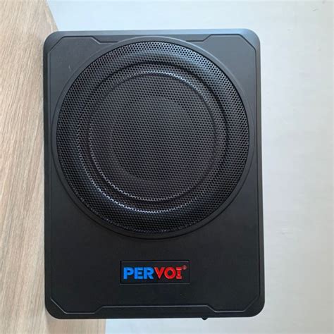 Jual Subwoofer Aktif PERVOI Subwoofer Bawah Jok Mobil 10 Inch