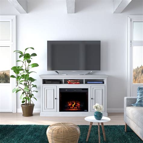 Largo White 67" Fireplace TV Stand | RC Willey | Fireplace tv stand ...