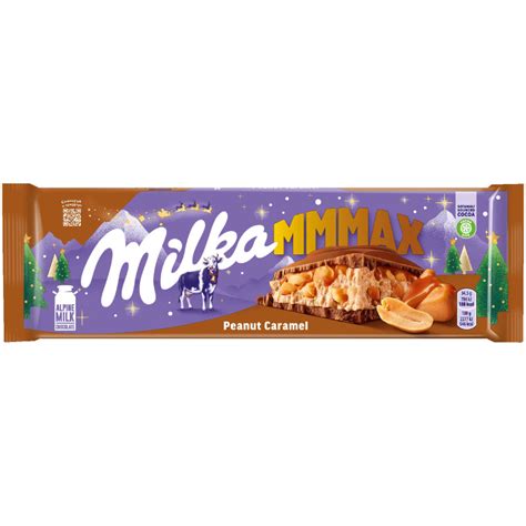 Шоколад молочный Milka Peanut Caramel с карамелью и арахисом 276г