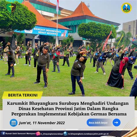 Rs Bhayangkara Surabaya Kegiatan Karumkit Bhayangkara Surabaya