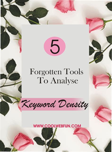 KEYWORD DENSITY TOOLS - Cool Web Fun