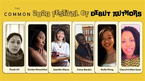 2023 Festival of Debut Authors | The Common