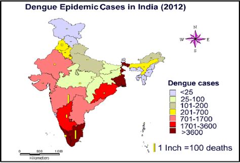 The Dengue Epidemic Districts In States And The Union Territories Of