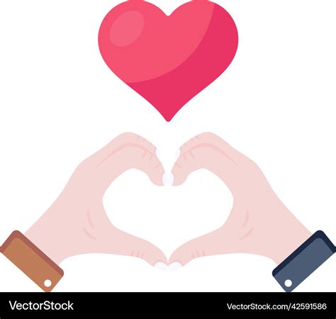 Romantic gesture Royalty Free Vector Image - VectorStock