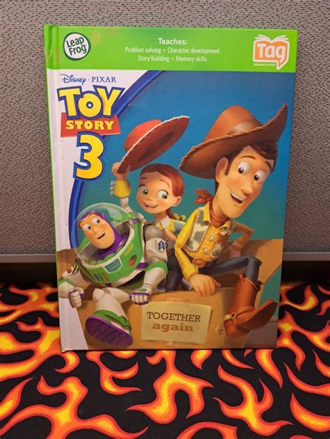 Leapfrog Leapreader Tag Book Disney Pixar Toy Story 3 Buzz Woody Jess