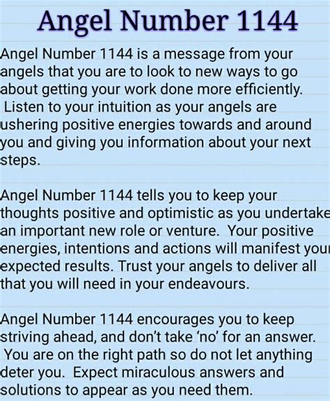 Numerology 1144 angel number 1144 meaning march 2023 – Artofit