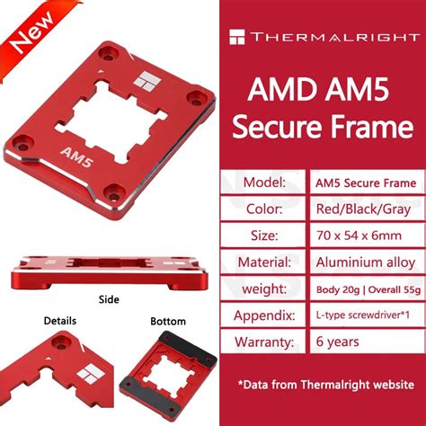 Thermalright Amd Am5 Am4 Cpu Bending Corrector Frame Protector Amd Ryzen 7000 Series Buckle Fix