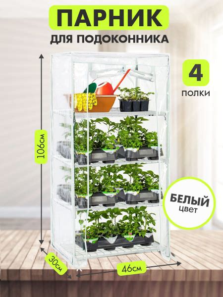 Мини теплица для рассады и микрозелени на подоконник, домашний парник ...