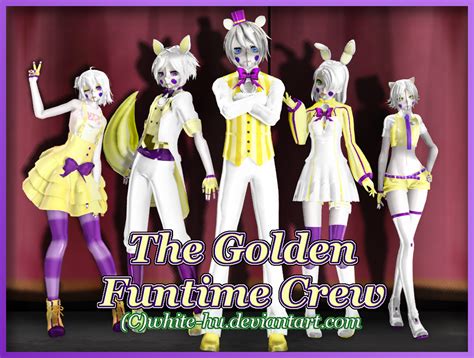 Fnaf Sl Oc The Golden Funtime Crew By White Hu On Deviantart