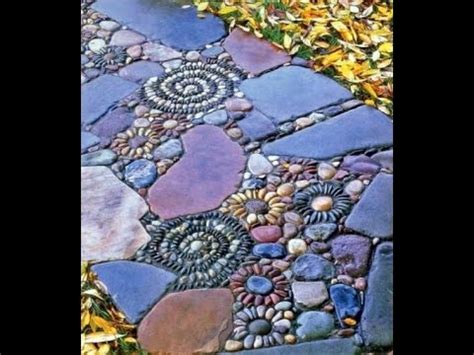 Stone Pebble Mosaic Ideas YouTube