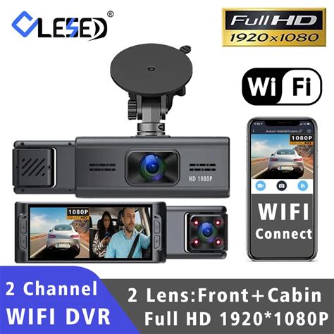 WiFi Ift Lensli Araba DVR Iki Izgi Kam Kabin Ara I Kamera DVR Kaydedici