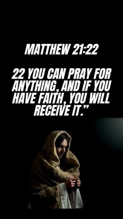 Bible Verse Of The Day Matthew 2122 You Can Pray For Anything Bible