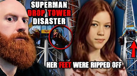 Xeno Reacts To The Infamous Superman Drop Tower Disaster Youtube