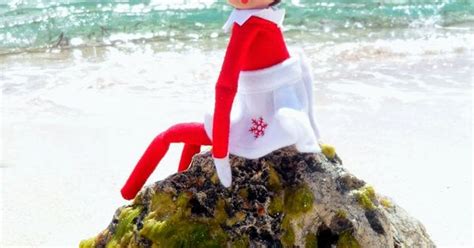 Lifes A Beach Elf On The Shelf Christmas By The Beach