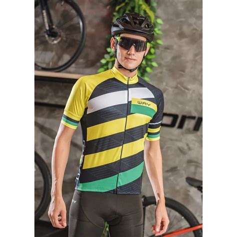 Roupa De Ciclista Homem Camisa Ciclismo Masculino Cores Blusa