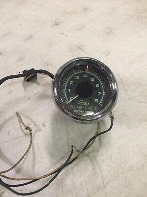 Vintage Sun Super Tach Ii Full Size Tach K Rpm Ebay