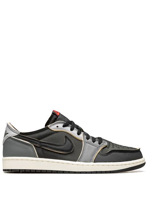 Jordan Air Jordan 1 Low Og Ex Dark Smoke Grey Sneakers Black Farfetch