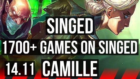 Singed Vs Camille Top 1700 Games Rank 8 Singed 9414 Euw