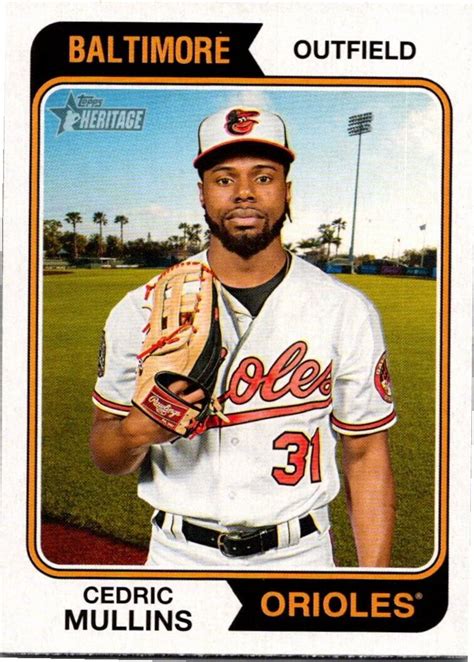 2023 TOPPS HERITAGE 356 CEDRIC MULLINS ORIOLES EBay