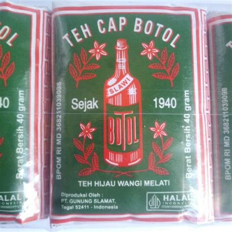 Jual Teh Seduh Botol Hijau Wangi Melati 40 Gram Shopee Indonesia