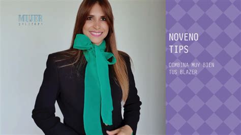 Tips prácticos para llevar un blazer con mucho estilo Mujer