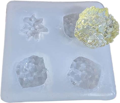 Amazon Crystal Cluster Mold Resin Simulation Original Stone UV